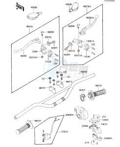 KX 60 B [KX60] (B1-B4) [KX60] drawing HANDLEBAR