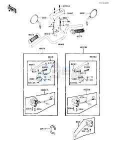 KZ 1000 K [LTD] (K1-K2) [LTD] drawing HANDLEBAR