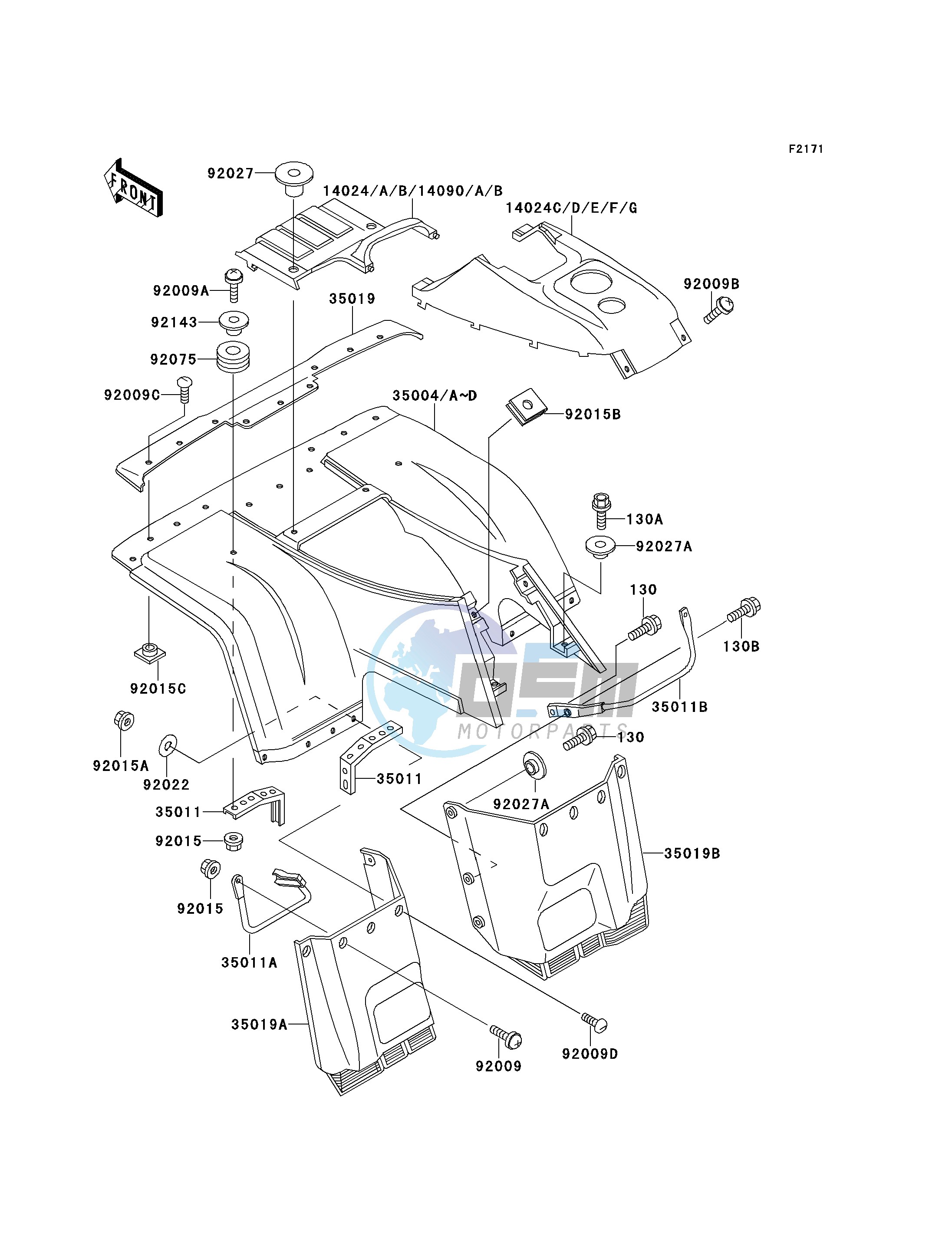 FRONT FENDER-- S- -