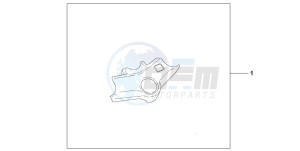 VFR800A drawing TOP BRIDGE COVER