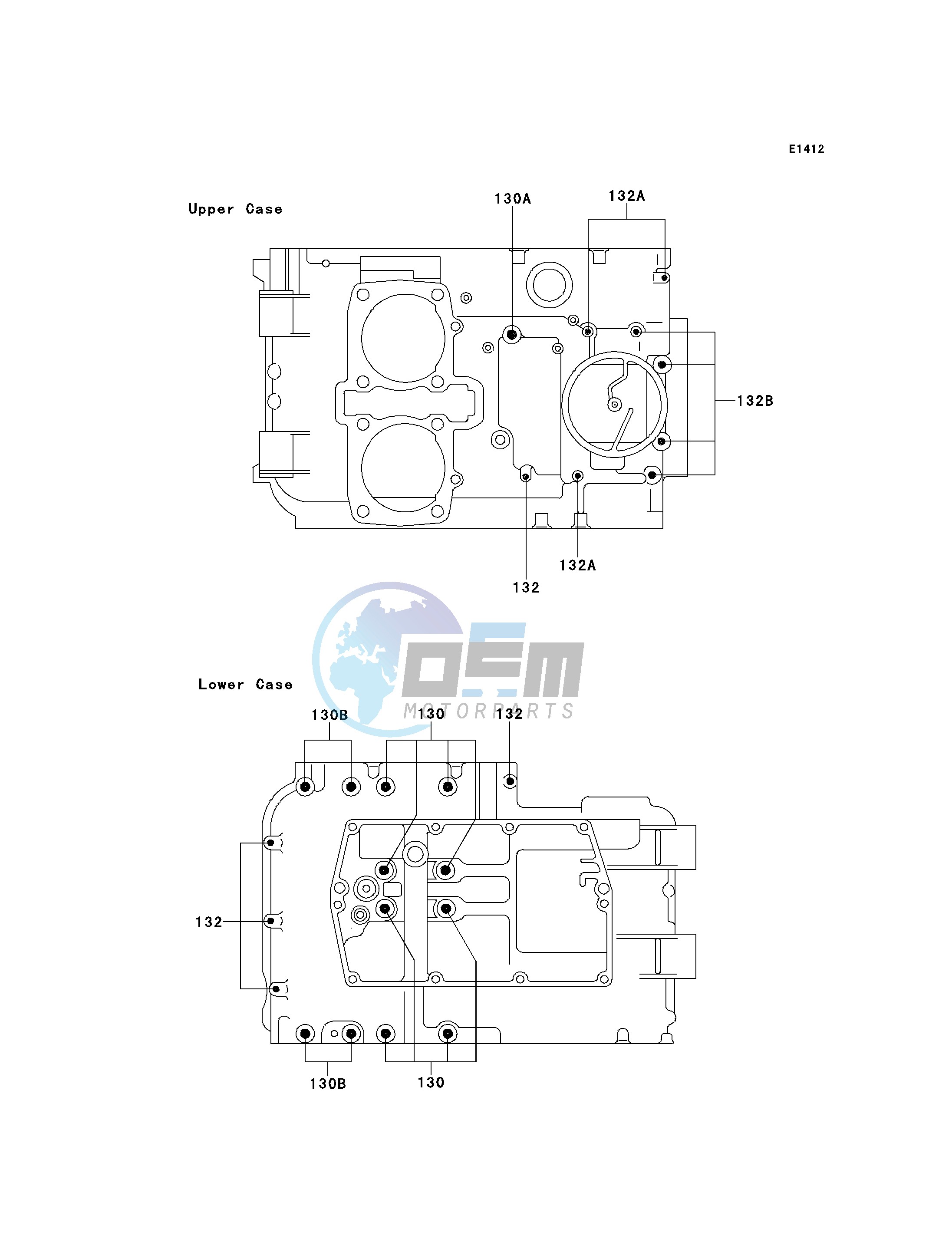 CRANKCASE BOLT PATTERN