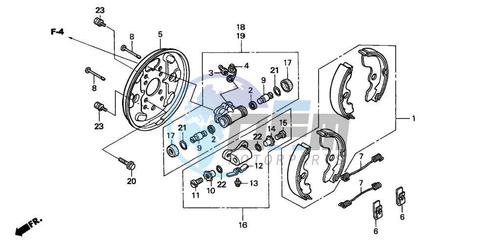 FRONT BRAKE PANEL