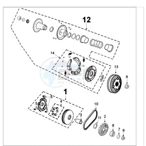 FIGHT 3 E 4T drawing CLUTCH