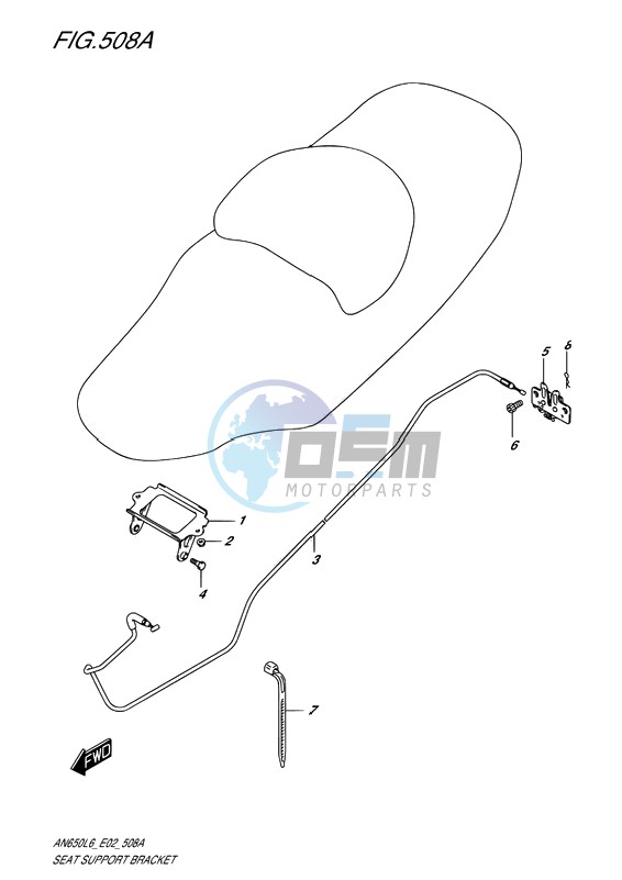 SEAT SUPPORT BRACKET