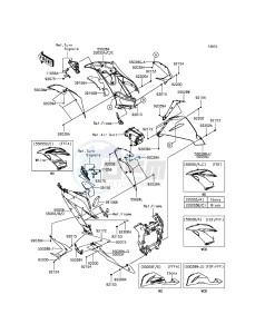 NINJA_ZX-6R_ABS ZX636FFF FR GB XX (EU ME A(FRICA) drawing Cowling Lowers