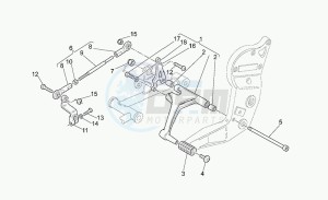 V 11 1100 Le Mans - Sport Naked Le Mans/Sport Naked drawing Gear lever