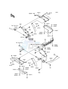 VULCAN_1700_VOYAGER_ABS VN1700BGF GB XX (EU ME A(FRICA) drawing Saddlebags(Side Bag Bracket)