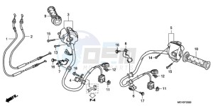 NSA700A9 E / MKH MME drawing SWITCH/CABLE