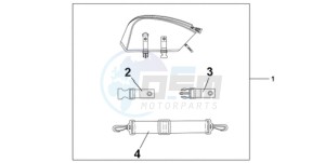 CBR1000RA9 BR / ABS MME drawing REAR SEAT BAG