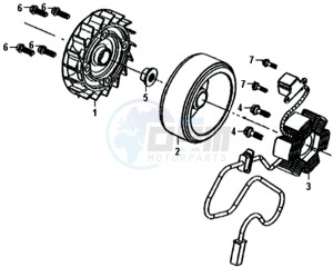 CROX 50 25KMH (L8 L9) NL EURO4 drawing AC GEN. ASSY