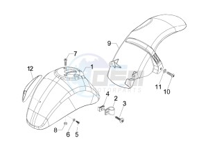 LX 50 4T 2V 25 Kmh Touring NL drawing Wheel housing - Mudguard