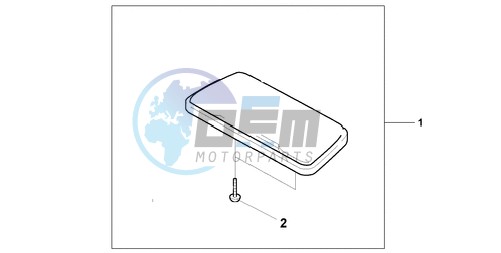 TRUNK VANITY MIRR