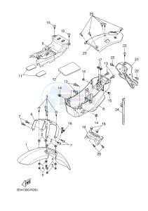 MTM690-U MTM-690-U XSR700 (B342 B342) drawing FENDER