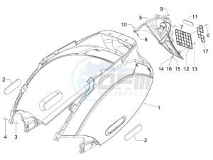 ZIP 100 4T (Vietnam) drawing Rear cover - Splash guard