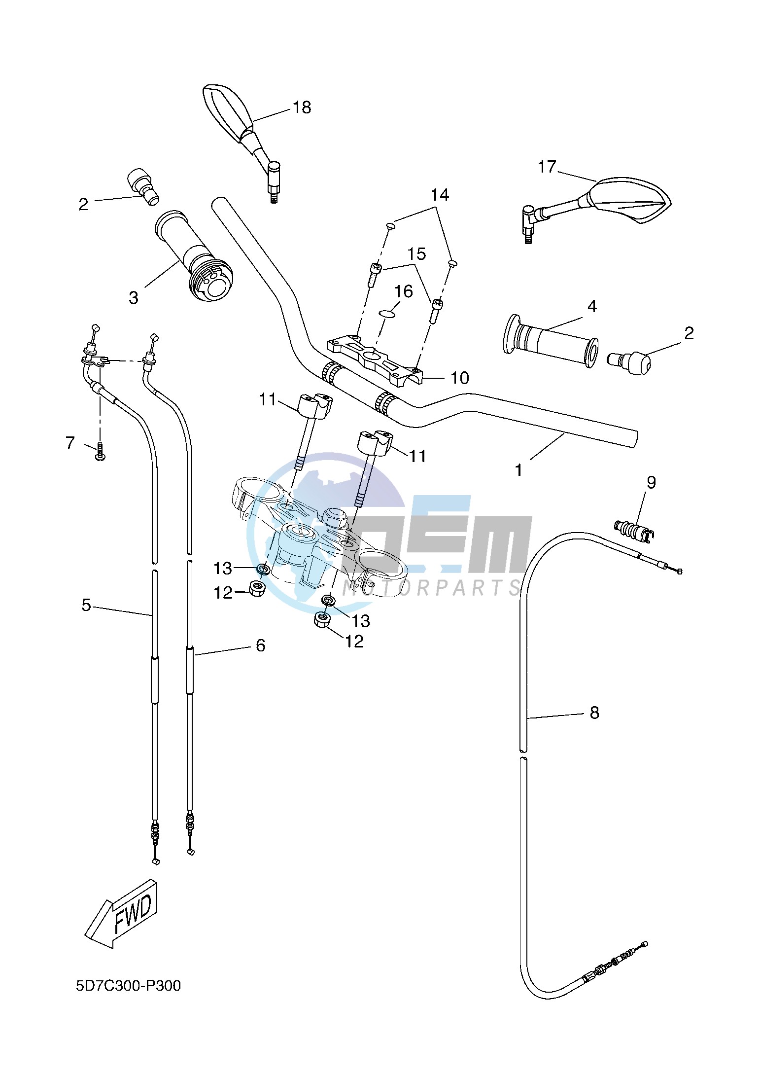 STEERING HANDLE & CABLE