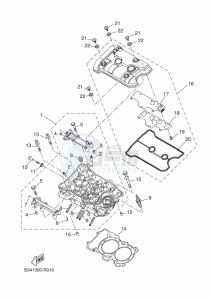 TRACER 700 MTT690-U (B5T1) drawing CYLINDER HEAD