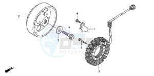 CB1300 CB1300SUPER FOUR drawing GENERATOR