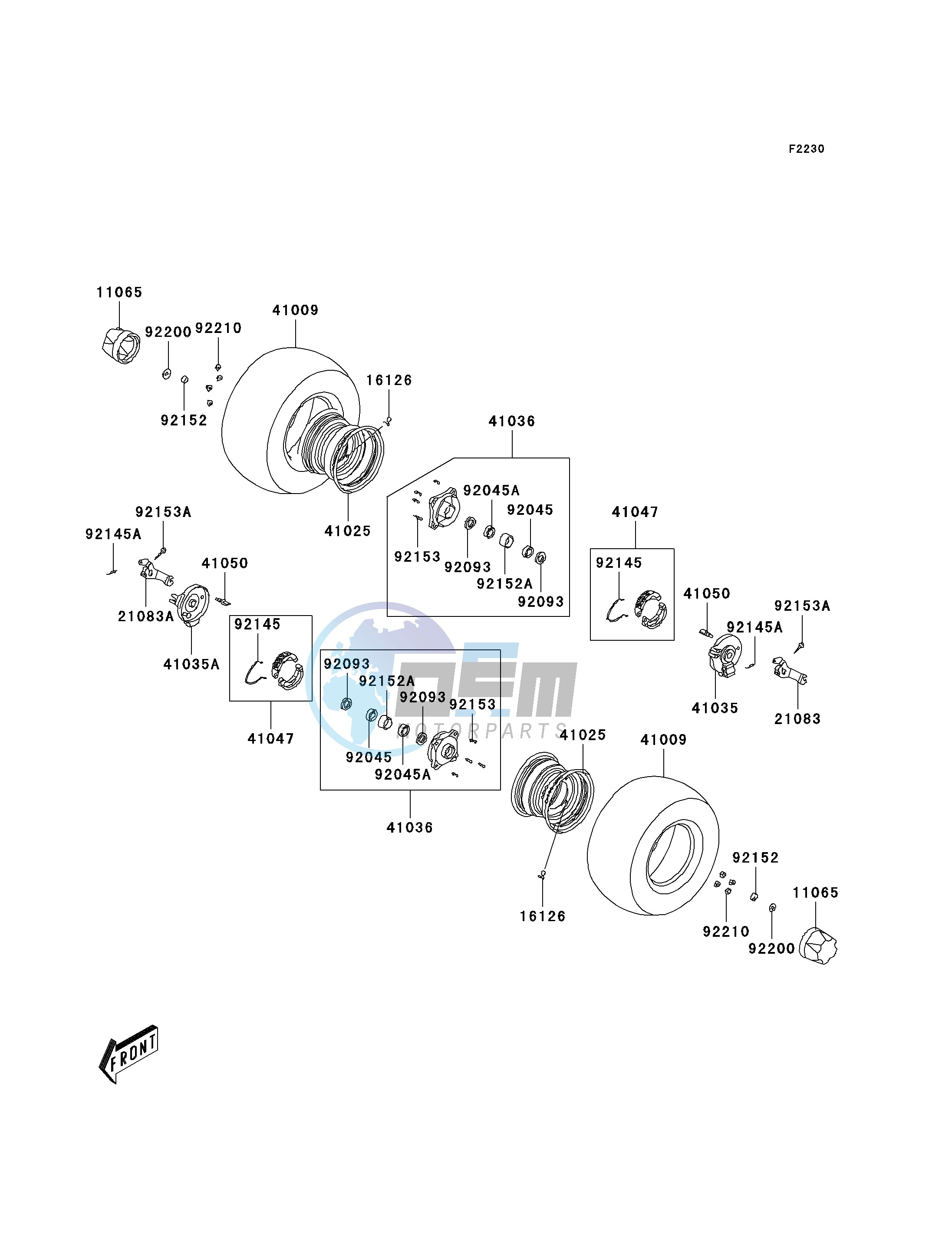 FRONT HUB