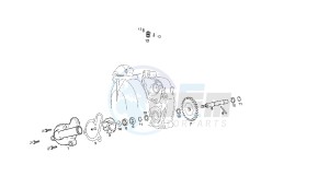 SENDA R X-TREM - 50 CC VTHSR1D1A EU2 drawing WATER PUMP