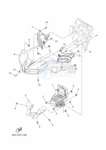 MT125 MTN125-A (BGW2) drawing HEADLIGHT