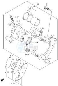 LT-A500X drawing FRONT CALIPER