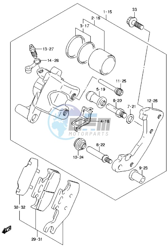 FRONT CALIPER