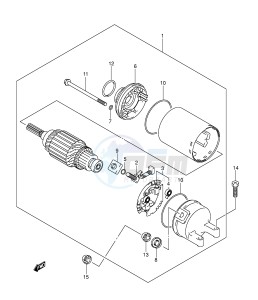 AN650 (E2) Burgman drawing STARTING MOTOR