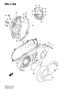 UH125 ABS BURGMAN EU drawing CRANKCASE COVER