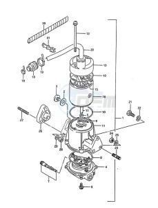 DT 85 drawing Power Unit (1988 to 1989)