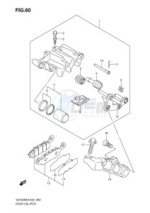 VZ1500 (E2) drawing REAR CALIPER