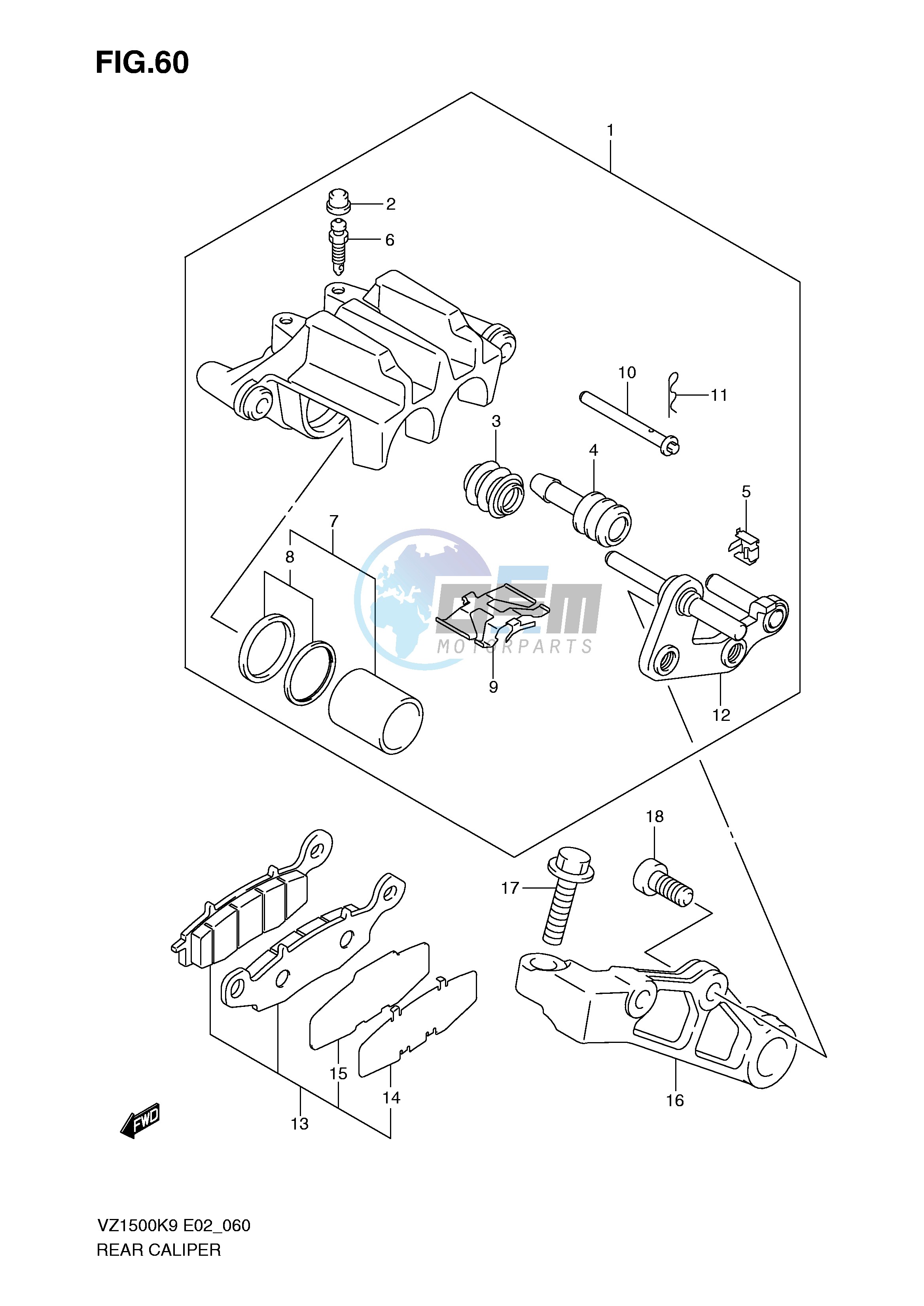 REAR CALIPER