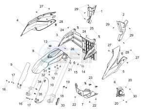 SX 125 E4 (APAC) drawing Front body