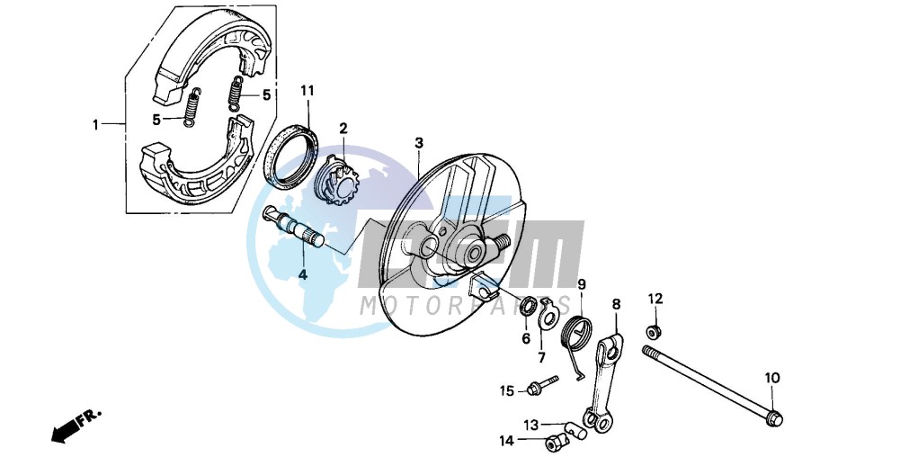 FRONT BRAKE PANEL