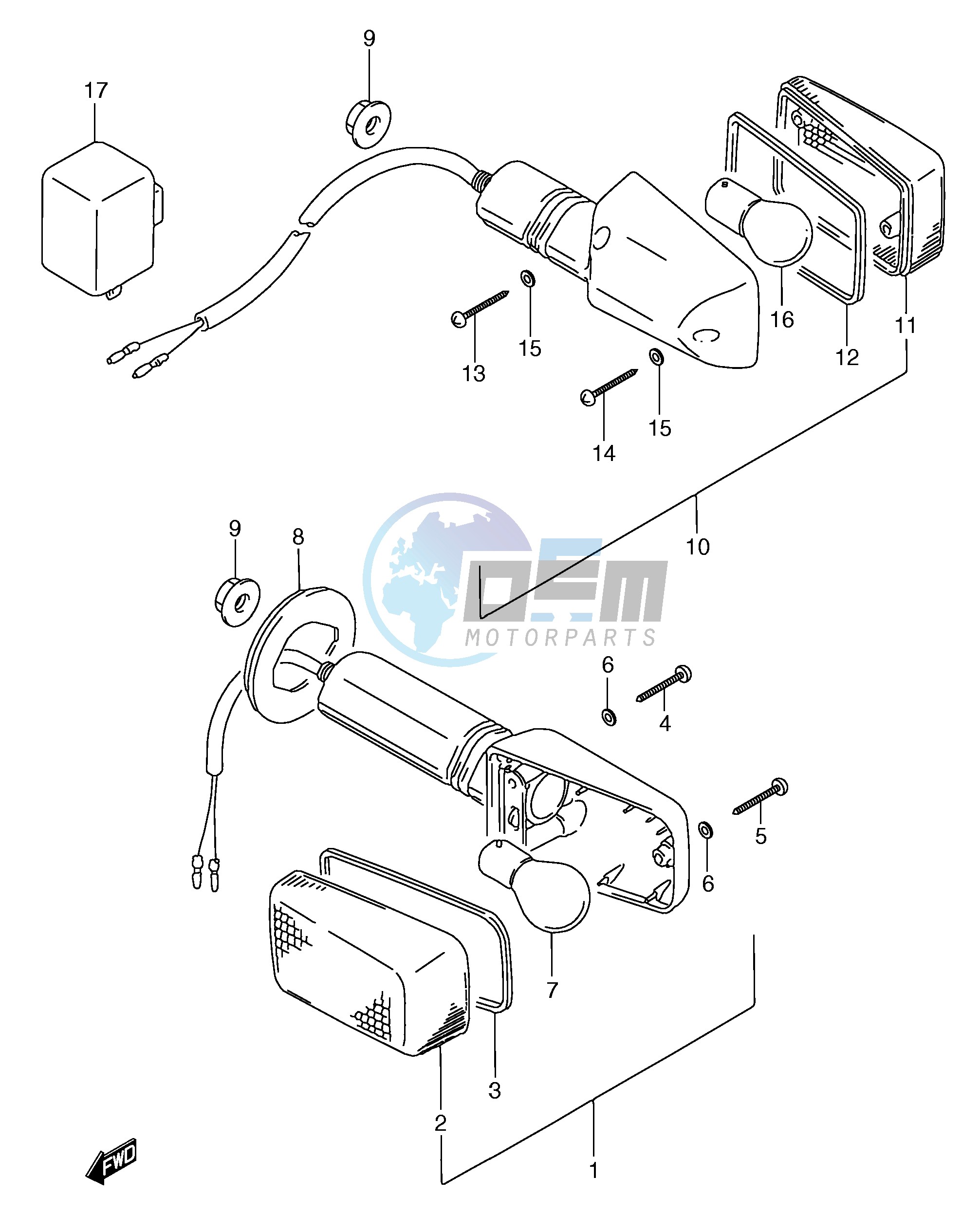 TURNSIGNAL LAMP (MODEL S)