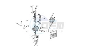 SENDA SM X-TREM - 50 CC EU2 drawing CARBURETOR