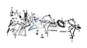 JET 14 45KMH 50 (L8) EU EURO4 drawing FRONT COWL / INNER LEG SHIELD