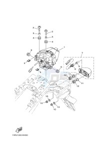 MT07 MT-07 700 (1WSB 1WSC) drawing TAILLIGHT