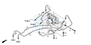 CBF600S drawing ABS MODULATOR