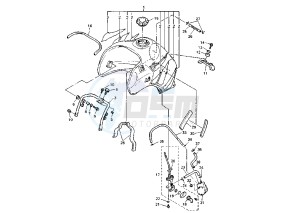 XT Z TENERE 660 drawing FUEL TANK