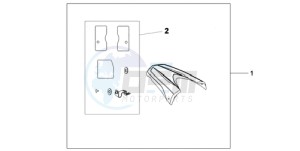 CB600F9 Spain - (SP / 25K) drawing REAR SEAT COWL R-320P