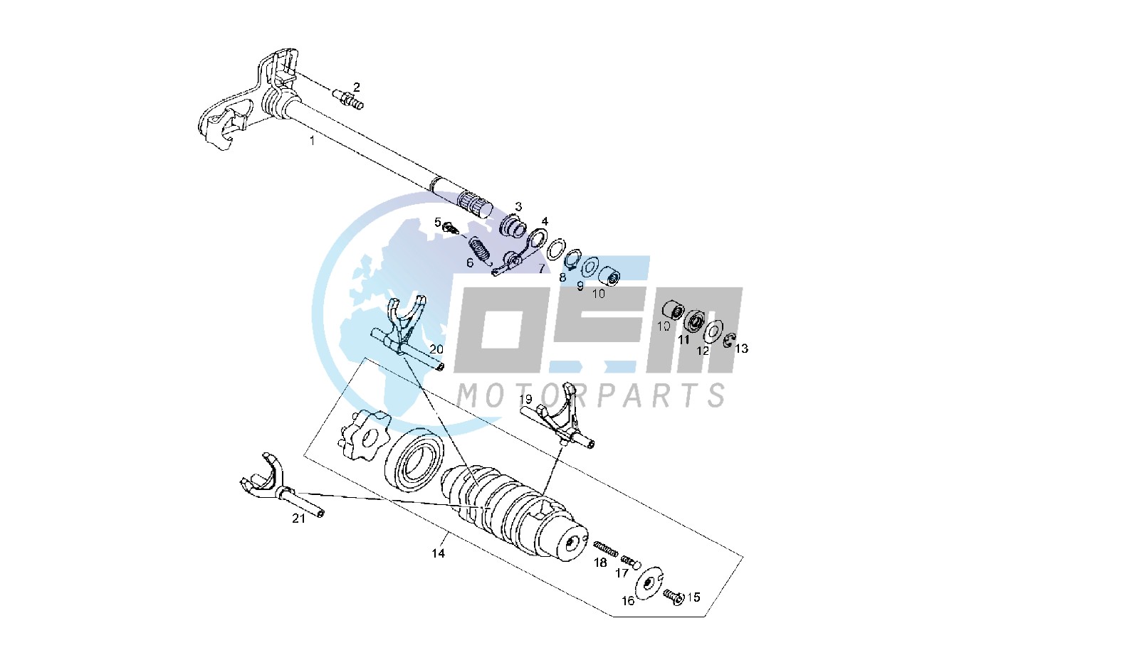 GEAR CHANGE MECHANISM