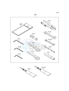 VERSYS_650 KLE650EFF XX (EU ME A(FRICA) drawing Owner's Tools