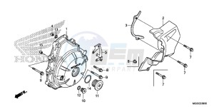 NC700SAD NC700S ABS 2ED - (2ED) drawing A.C. GENERATOR COVER