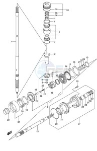 DF 175 drawing Transmission (C/R) (Model: ZG)