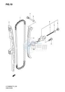 LT-F400 (P17) drawing CAM CHAIN