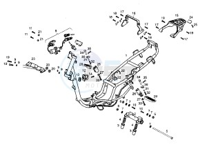 HUNTER - 50 cc drawing FRAME