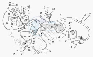 California 1100 Vintage Classic-Touring drawing Electrical systeme