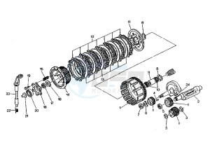 W8 125 drawing CLUTCH