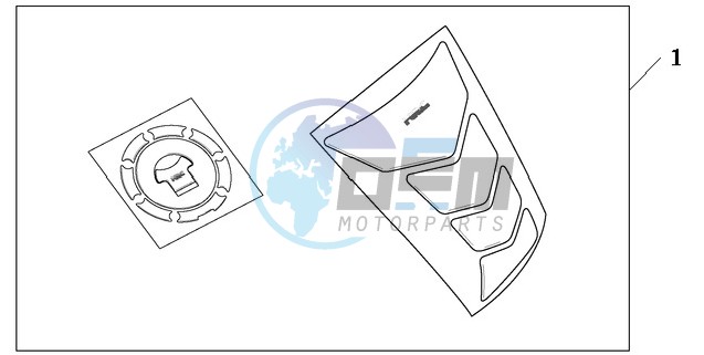 TANKPAD / FUEL LID COVER