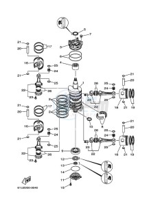 E115AETL drawing CRANKSHAFT--PISTON